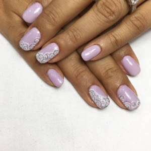 Hand Painted Acryclic Nails